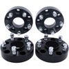 DCVAMOUS 4PC Black 5x4.75 Hubcentric Wheel Spacers 1.5 Inch with