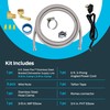 Eastman 6 Ft. Dishwasher Installation Kit, Braided Stainless Steel Supply
