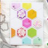 Hexagon Rectangle Frame Metal Die Cuts, Hexagon Rectangle Frame Cutting