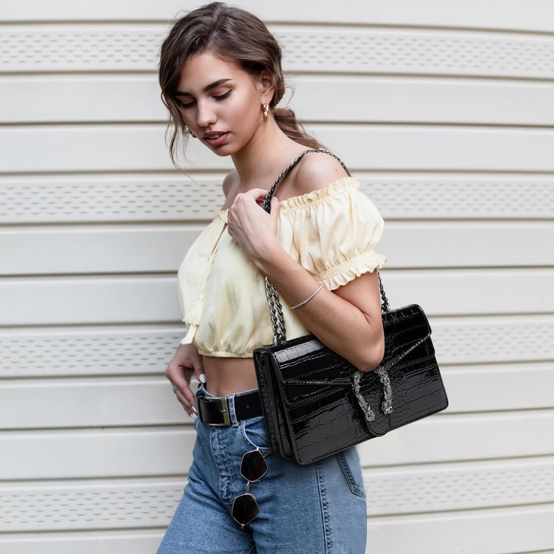 Travistar Crossbody Bag Women's Handbag Small Shoulder Bag Leather with