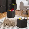 Nestl Foldable Storage Bins - 12 Cube Organizer With Handles