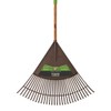 AMES 2915712 Poly Leaf Rake with Hardwood Handle, 72-Inch