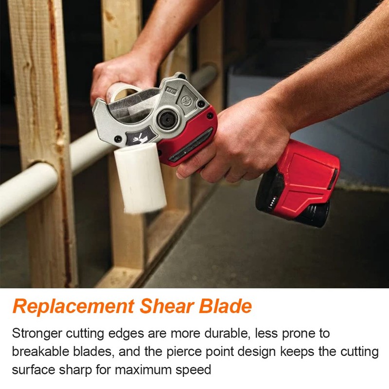 2Pack 48-44-0405 M12 Replacement Shear Blade Compatible with Milwaukee, PVC