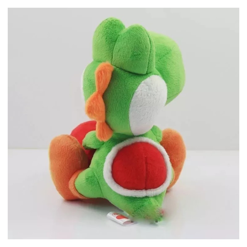 Jextech Muñeco De Peluche Yoshi Con Manzana Mario Bros Detalle