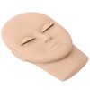 Lash Mannequin Head Reusable Soft Touch Rubber Replaced Eyelids Mannequin