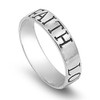 Sterling Silver Faith Love Hope Band Purity Promise Ring Designer
