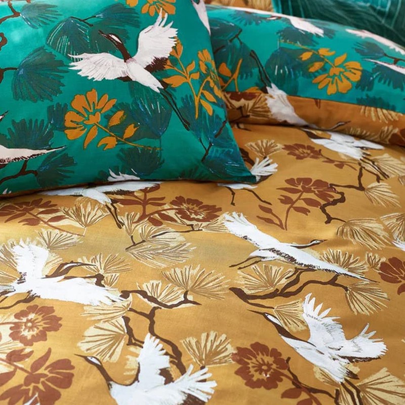furn. Demoiselle Duvet Cover Set, Teal, 137 x 200 cm