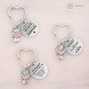 FABACH Best Friend Keyring Guardian Angel with Heart and Engraving