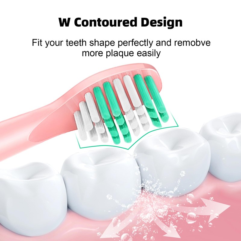 Compatible with Rtauys Electric Toothbrush Replacement Brush Heads,for Rtauys Electric