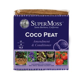 Super Moss (23277) Coco Peat Soil, Mini Bale (0.6 ft3)