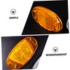 SUPVOX 16pcs Bike Reflective Light Warning Light Rear Light Spoke