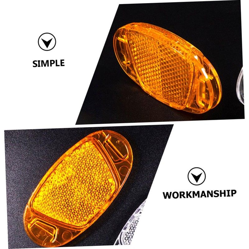 SUPVOX 16pcs Bike Reflective Light Warning Light Rear Light Spoke