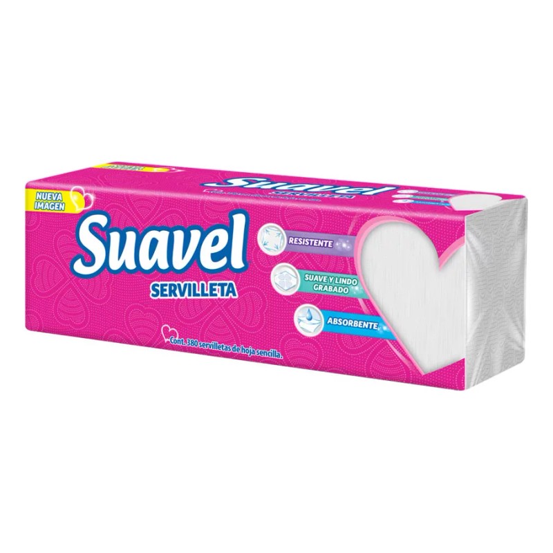 Suavel servilletas oja sencilla 380 piezas