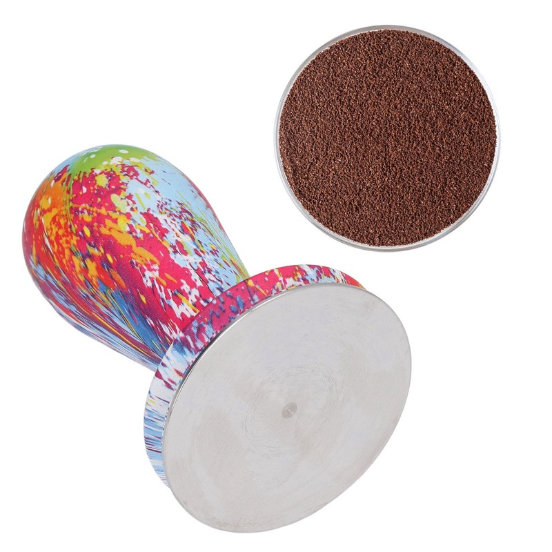 58mm Coffee Tamper Stainless Steel Color Painting Coffee Powder Press