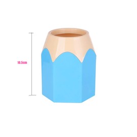 Pen Holder POWERTOOL Pencil Pot Stationery Holder Decoration for Office Home Storage Organizer(1Pcs-Blue-Pencil Type)