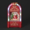 Roman Lighted Swirl Juke Box Dancing Santa and Mrs. Claus,