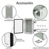 LeMotech Electrical Box, IP67 Waterproof Hinged Clear Cover Stainless Steel