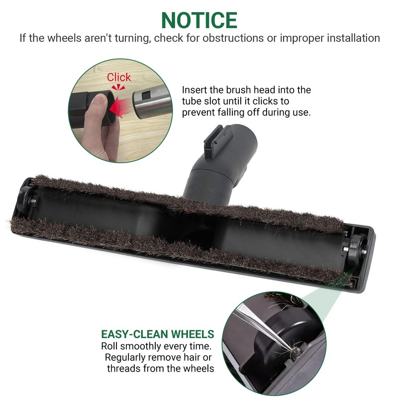 EZ SPARES Replacement of SBB Parquet Anti-Collision Smooth Floor Brush