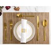 Gold Silverware Set, Briout 40 Piece Stainless Steel Flatware Cutlery