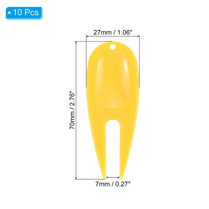 PATIKIL Golf Divot Tool, 10 Pack Plastic Golf Repair Tool