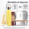 Bambaw Thermos Flask, 1 Litre, Yellow, Stainless Steel Drinking Bottle,