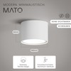MATO 3 x Surface-Mounted Spotlight GX53 White – Extra Flat