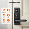 Video Smart Lock with Camera & Doorbell, 5-in-1 Keyless Entry
