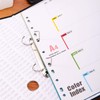 A4 File Dividers 5 Part Plastic Filing Subject Dividers (5