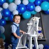 PartyWoo Pearl Blue Balloons 50 pcs 12 Inch Sky Blue