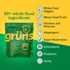 Gruns Adults Super Greens Gummies, Multivitamin Superfood Gummy Bears, Spirulina,