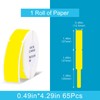 Label Maker Tape for NIIMBOT D11/D110/D101, Cable Label Sticker, Waterproof