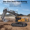 2.4G RC Excavator Toy Rotatable Full Functional Lighting Music Alloy