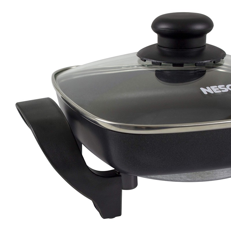 NESCO ES-08, Electric Skillet, Black, 8 inch, 800 watts