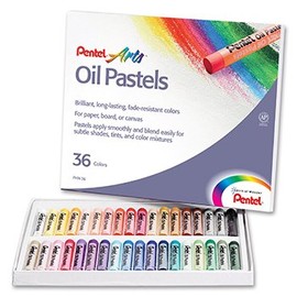 Pentel Of America PENPHN36 Oil Pastels 36 Ct