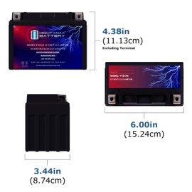 Mighty Max Battery YTZ14S 12v 11.2Ah Battery for Honda VT750C2/S Shadow Spirit 2012