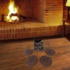 BestGiftEver Coaster Set of 4 Western Cowboy-Inspired Coasters for Drinks,