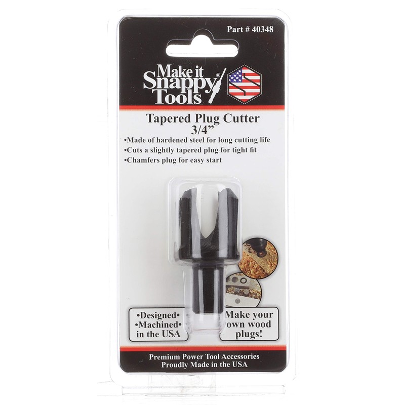 Make it Snappy Tools Plug Cutter, 3/4"
