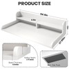 Corbyles 2-Tier Washer Dryer Countertop with 2.75"H Edge Rails, 54"