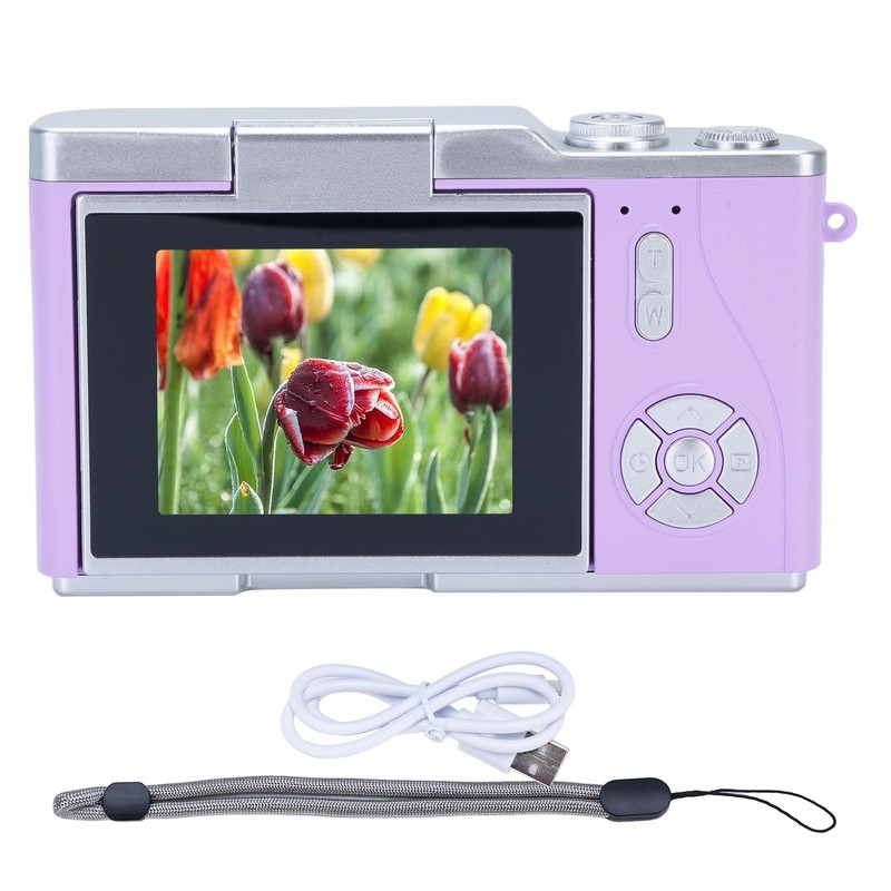 48MP 8X Digital Zoom Compact Camera for Photography, Travel &