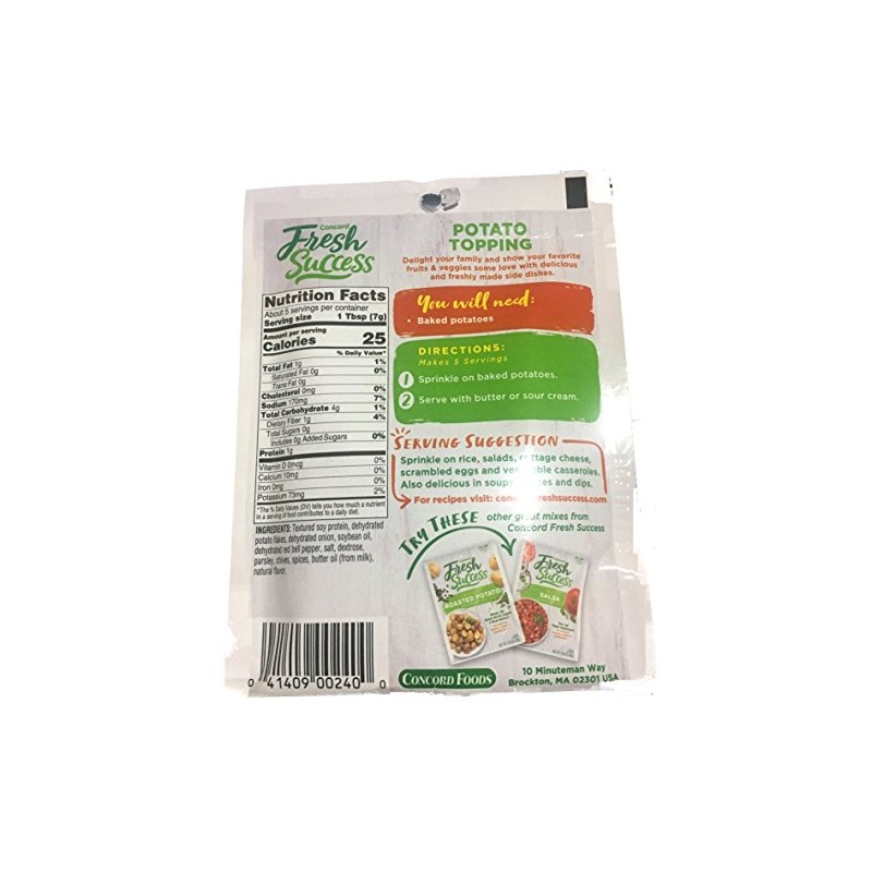 Concord Potato Topping - 18 Pack