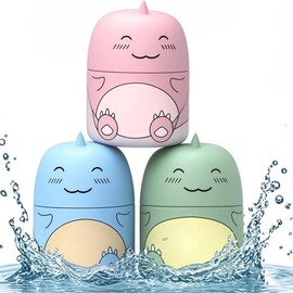 [3PCS]Toilet Bowl Cleaner Bottle, CuteDinosaur-Shaped Bathroom Toilet TankCleaner with Ocean, Jasmine, and PeachScent:_3PCS
