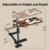 Swivel Table for Recliner Chair with Tilting Top, Adjustable Laptop