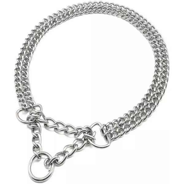 Unbranded Dog Pet Martingale Pinch Metal Stainless Steel Collar for