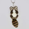 Bamboo Shoot Bubble Bubble Doll Keychain Raccoon Brown Plush 68322