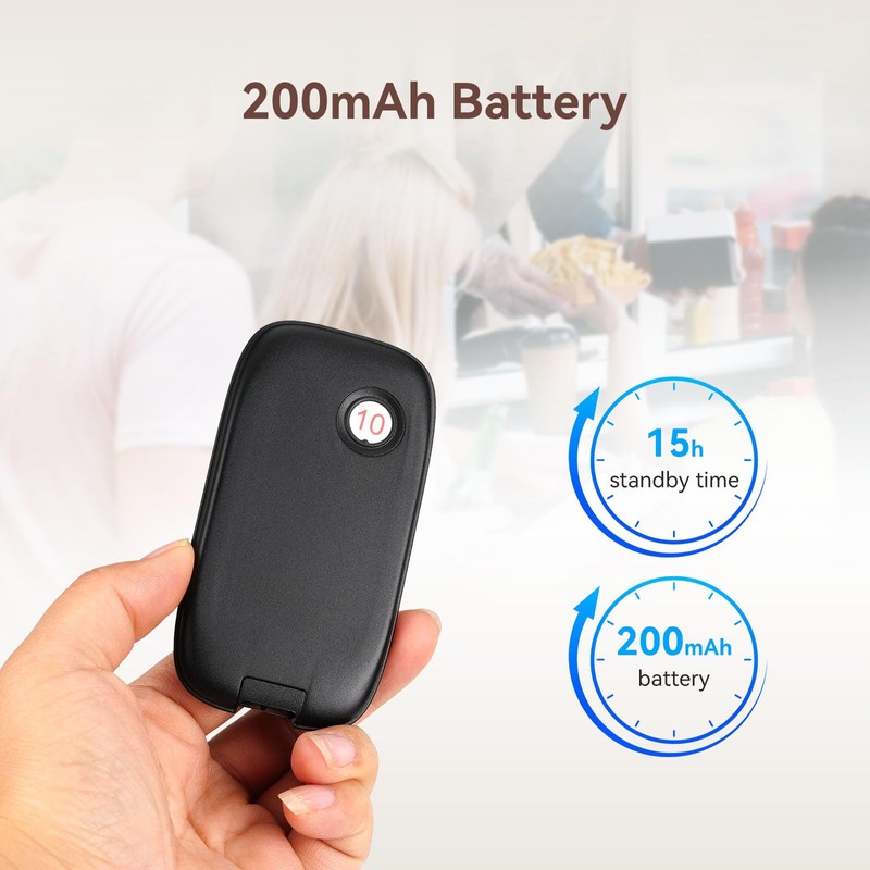 Retekess TD175S Restaurant Pager System, Wireless Calling System, Set with