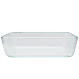 Pyrex (1) 7210 3-cup Glass Dish & (1) 7210-PC Green Edamame Lid