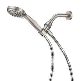 Moen 20091SRN 5-Setting Hand Held Brushed Nickel Spot Resist Shower Head, 2.5 GPM