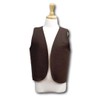 Kids Brown Peasant Costume Vest (Medieval/Renaissance/Colonial/Pirate) Fits Kids 4-16