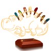 CoolGift Mart Light Up Guitar Pick Holder, Acrylic Dinosaur Pick
