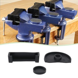 Create idea Set of 2 with Non-Slip Rubber Pads for Bench Bolts Vice Rubber Non-Slip Protection Rubber Jaw Protection for Bench Screw Clamps (70 mm)